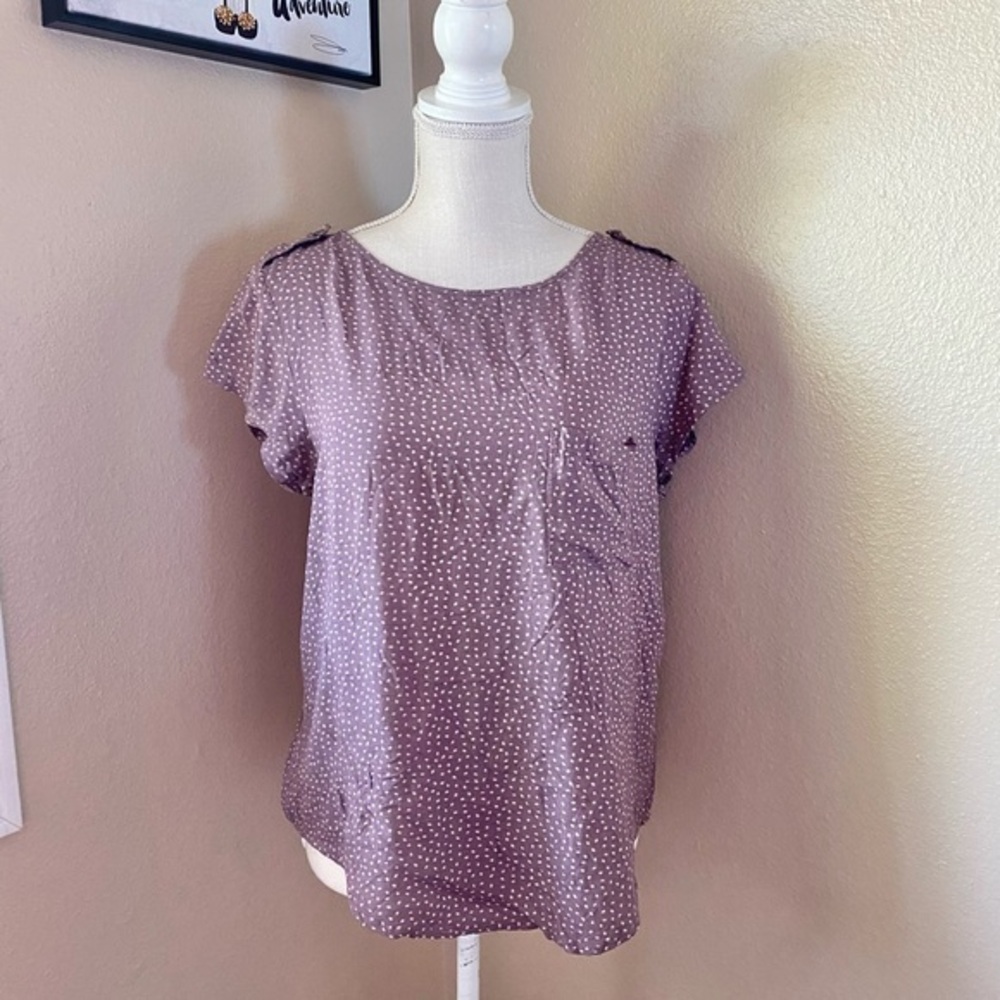 Rubbish brand polka dot top, Sz. M